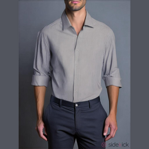 Hugo Boss Men's Blue Striped Long Sleeve Shirt 16 32/33